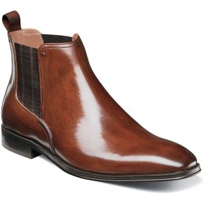 Florsheim Belfast Plain Toe Gore Boot - Cognac