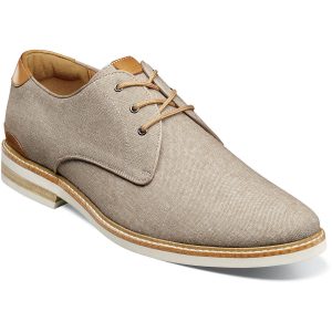 Florsheim Highland Canvas Plain Toe Oxford - Sand